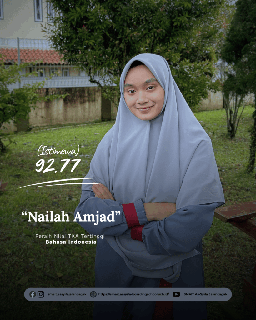 Menorehkan Prestasi Unggulan, SMAS IT As-Syifa Boarding School Raih Capaian Top Tier Nilai TKA 2025 8 smait as-syifa boarding school | Feed Juara Estetik 6