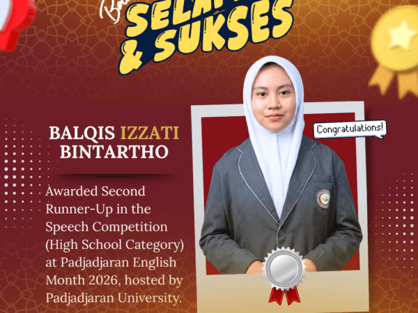 Balqis Izzati Bintartho meraih Second Runner-Up Speech Competition