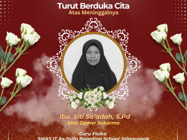Ustadzah Siti Sa'adah guru SMAS IT As-Syifa