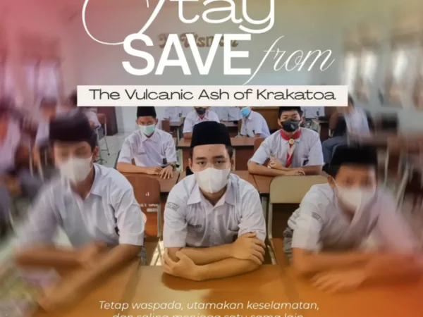 Waspada Abu Vulkanik Krakatau, SMAIT As-Syifa Ajak Warga Sekolah Tetap Aman dan Sehat