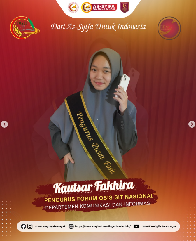 Pemimpin Muda SMAS IT As-Syifa Boarding School Bergabung dalam Forum OSIS SIT Tingkat Nasional 3 smait as-syifa boarding school | Pengurus Forum OSIS SIT Nasional 5