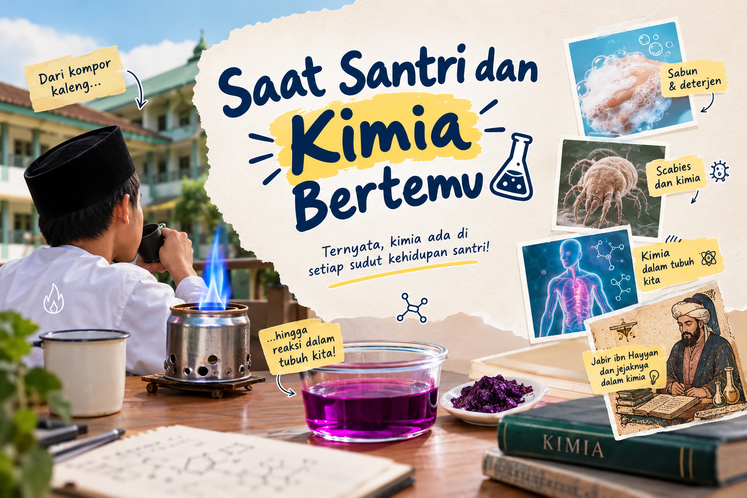 smait as-syifa boarding school | Saat Santri dan Kimia Bertemu